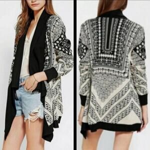 Urban Outfitters Staring at Stars Open Front Draped Cardigan